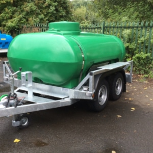 Water Twin Axle EU Highway Bowser (2000 Litre)