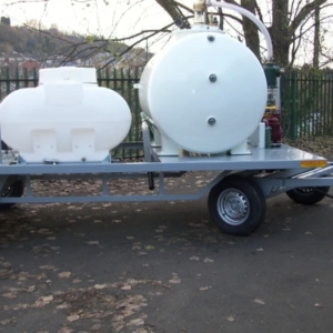 Vacuum Tanker With A Pressure Washer