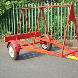 Red Advertisement Sign Trailers