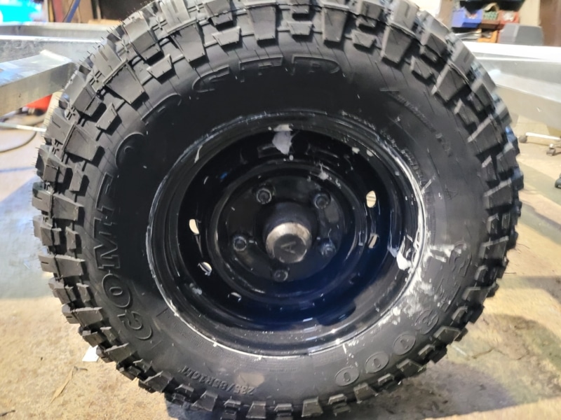 235/85 x 16 x 12 ply 5 Stud Heavy Duty Trailer Wheel Trailer Engineering