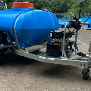 2000 Litre Highway Tow Water Bowser C/W 3000psi Petrol Honda Pressure Washer