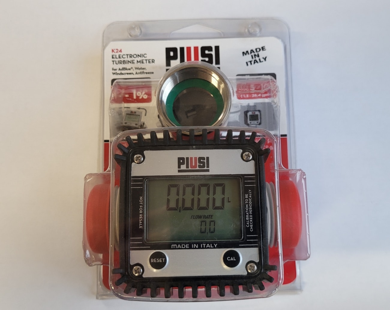 Piusi K24 Flow Meter for Adblue / DEF / Water Trailer Engineering