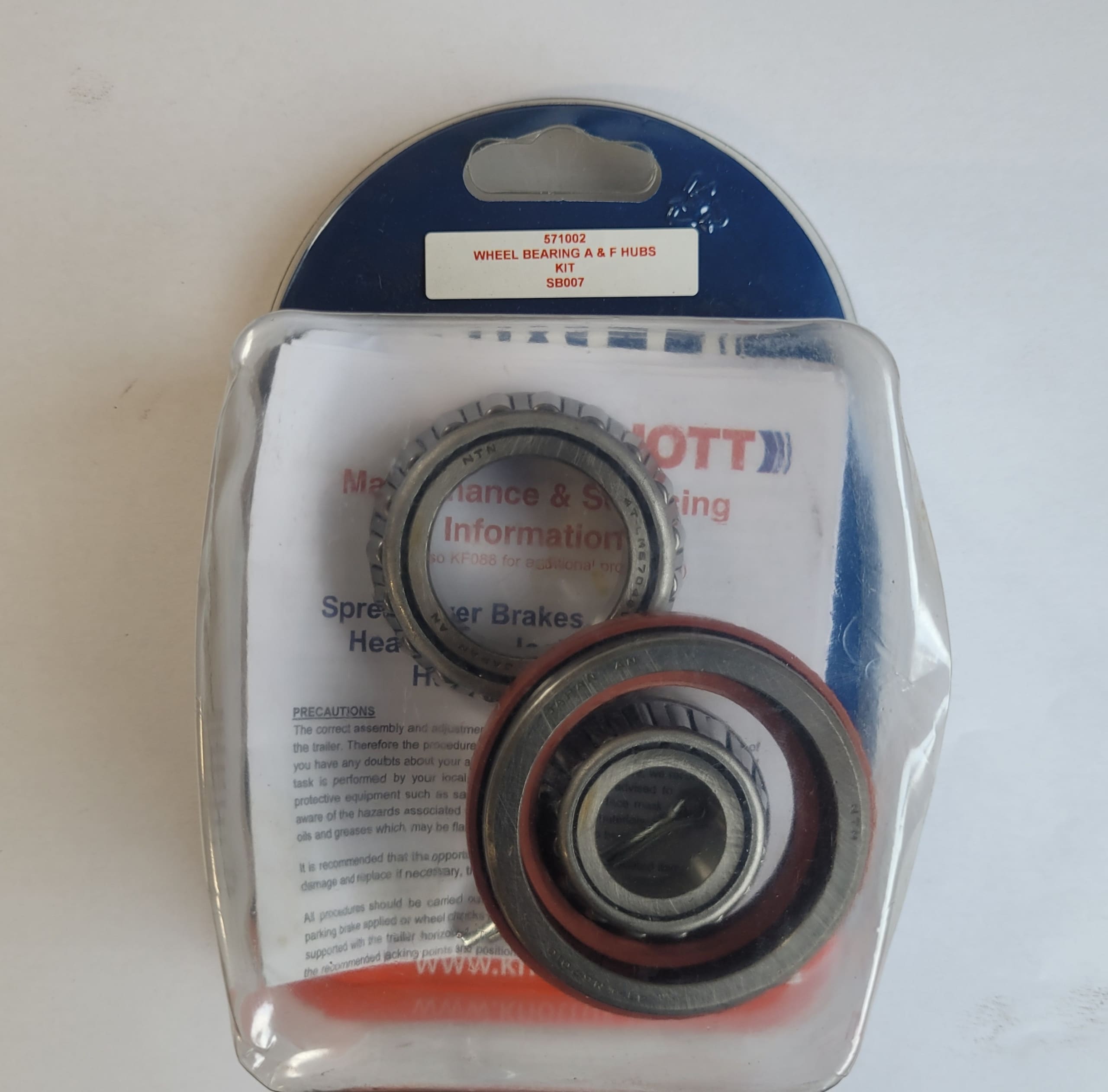 KnottAvonride Wheel Bearing For A + F Hubs (200x50) Trailer Engineering