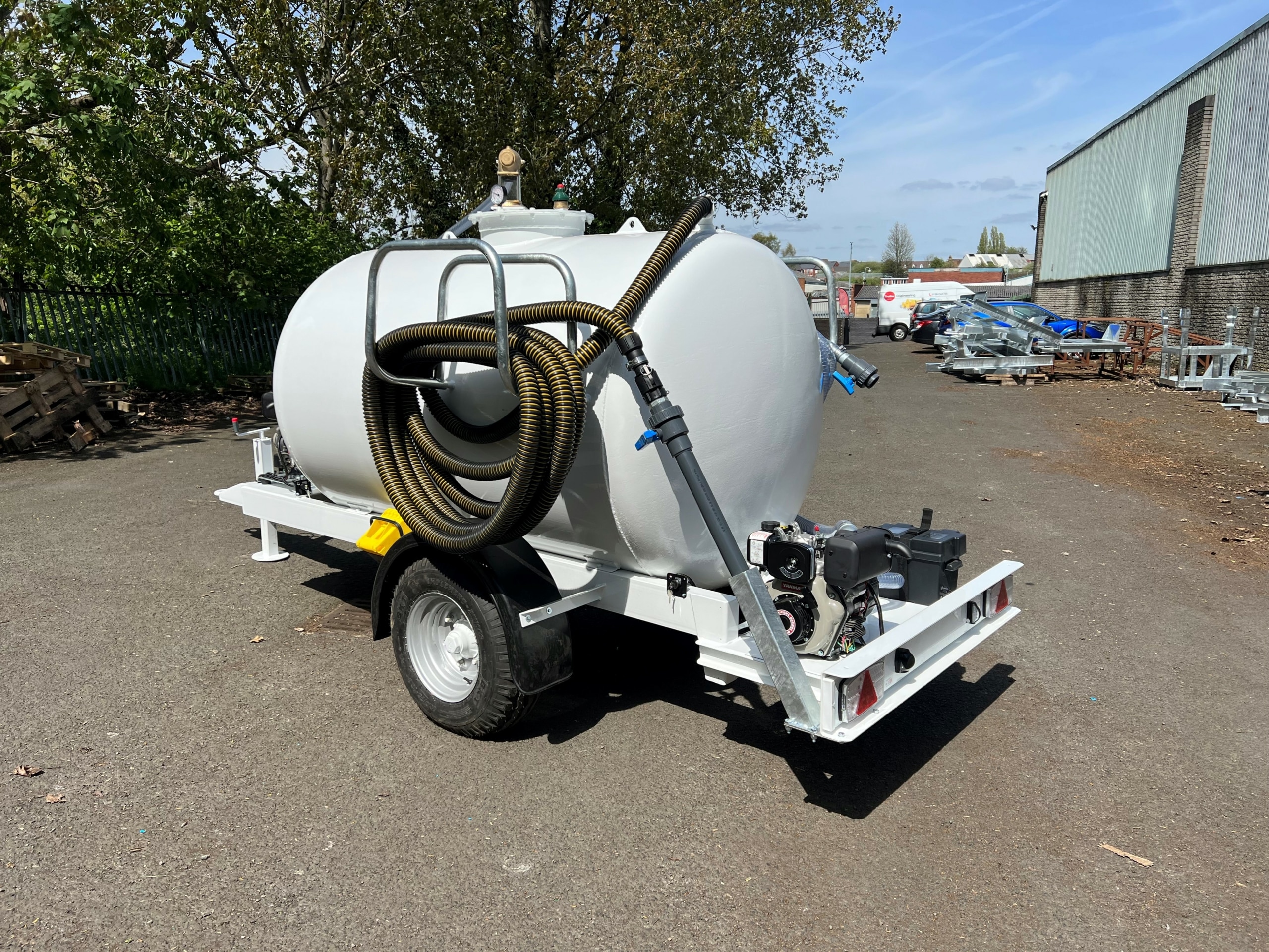 3000 Litre Vacuum Tanker C/W 2" Centrifugal Trash Pump Trailer