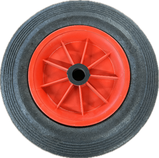 solid rubber bowset wheel